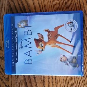 Disney Bambi 2017 Anniversary Edition Blu-ray DVD Digital HD NWT